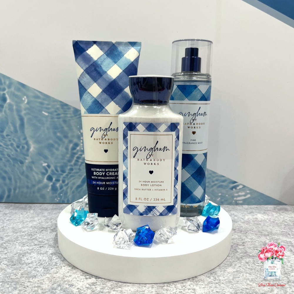 Kem Dưỡng Thể Bath & Body Works Gingham Hương Thơm Hoa Quả Tinh Tế Sang Trọng Quyến Rũ 226g