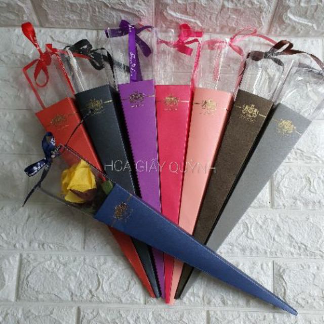 10 hộp 1 bông có in logo đẹp