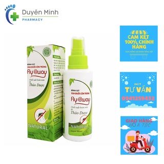 BÌNH XỊT XUA ĐUỔI CÔN TRÙNG CHIẾT XUẤT HOÀN TOÀN THẢO DƯỢC FLY AWAY 60ml/100ml