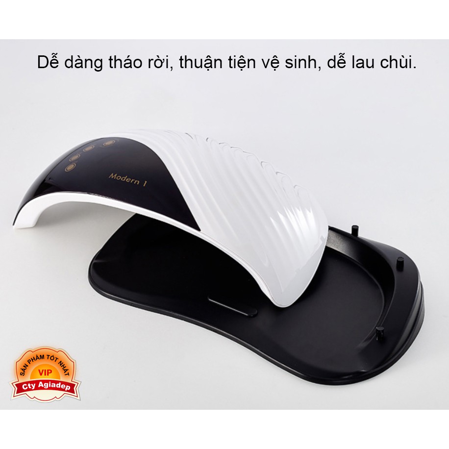 Máy hơ gel sơn móng tay (Loại rộng 2 tay) - Máy sấy khô sơn làm nail - MD1