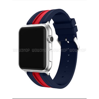 Dây Apple Watch - New sports Color - Màu Navi Đỏ