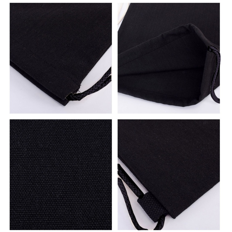 Ba Lô Dây Rút Chất Liệu Cotton Canvas Dùng Để Đựng Đồ Tập Gym / Yoga