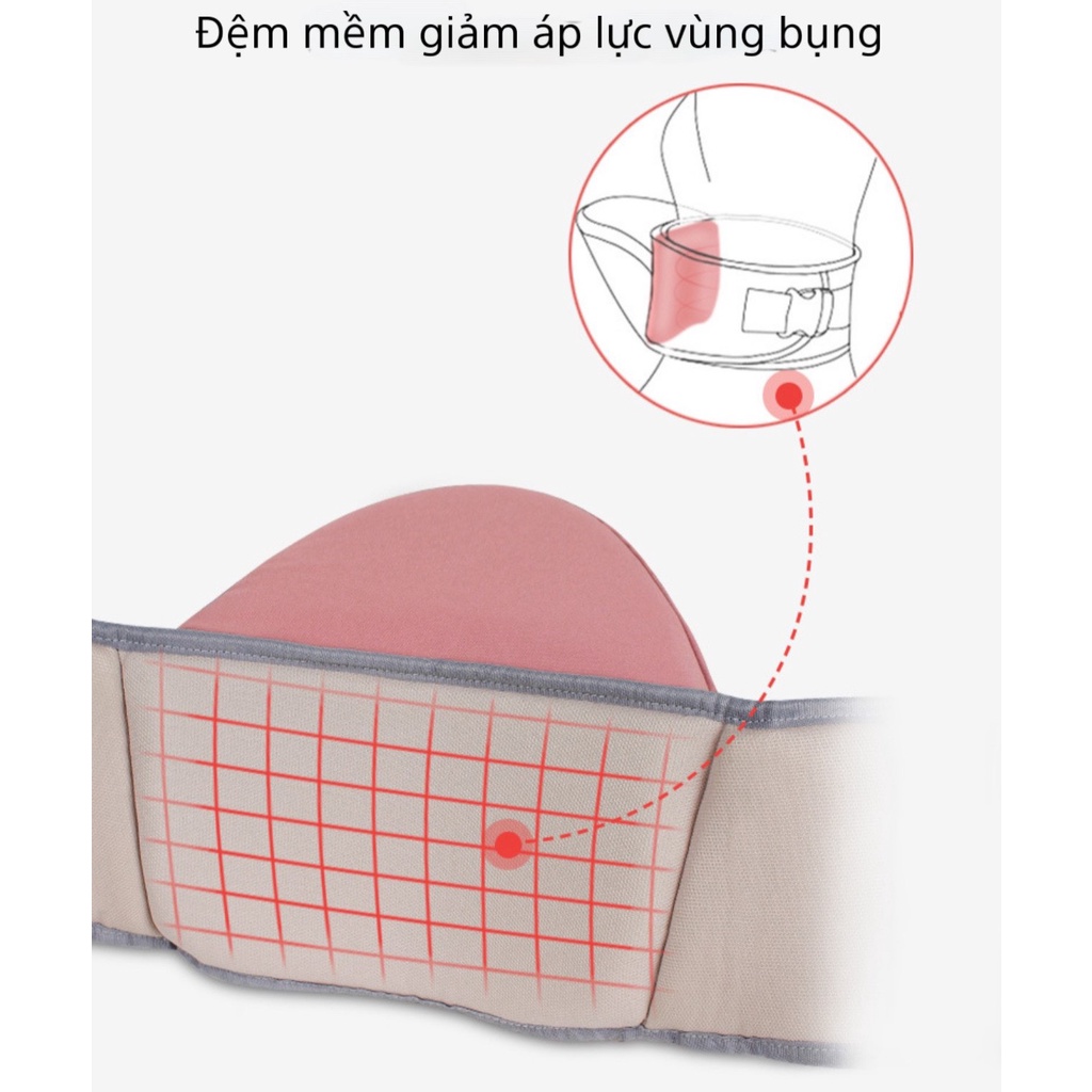 Địu Ngồi Em Bé Imama Hàn Quốc-HT036