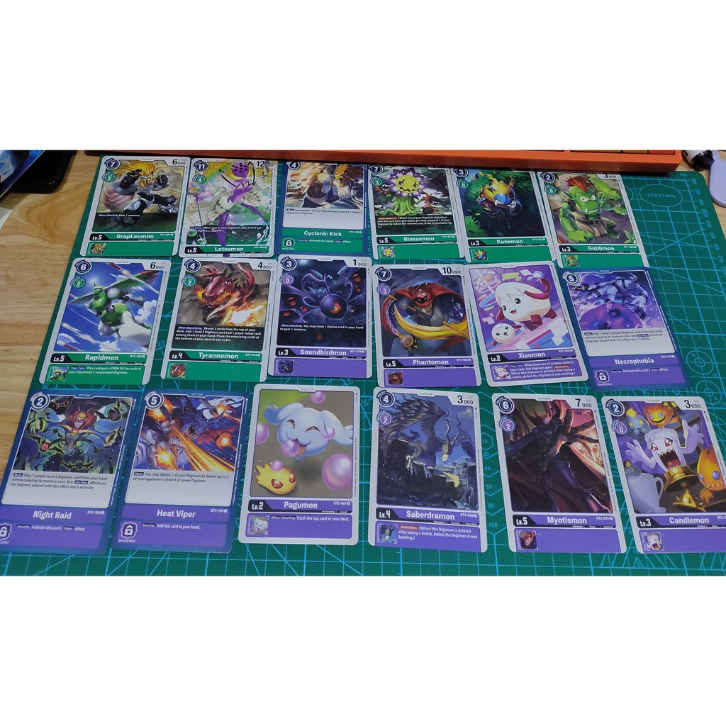 Thẻ bài Digimon tự chọn loại phổ thông