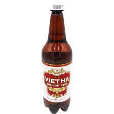 Bia tươi việt hà 1 lít combo 6 chai