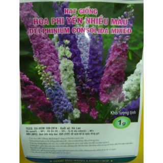 Hạt giống hoa Phi Yến nhiều màu Hà Lan - 1g