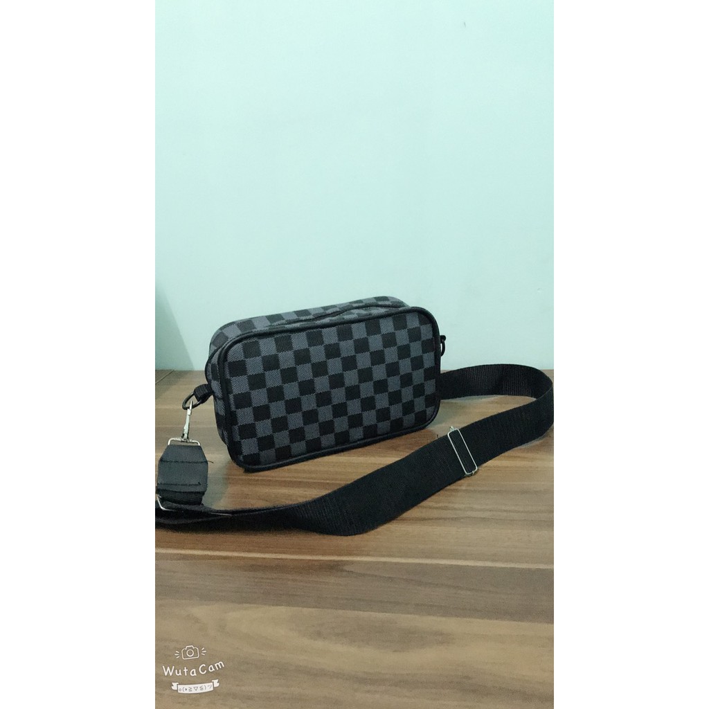 Túi Đeo Chéo Caro Chất Da PU Chống Nước - Túi Đeo Chéo Nam, Túi Đeo Nữ, Túi Đeo Unisex   Ảnh + Video Tự Chụp TM Store | BigBuy360 - bigbuy360.vn