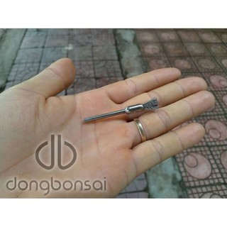 Mũi chổi kẽm vệ sinh, hoàn thiện lũa bonsai MCK3.5