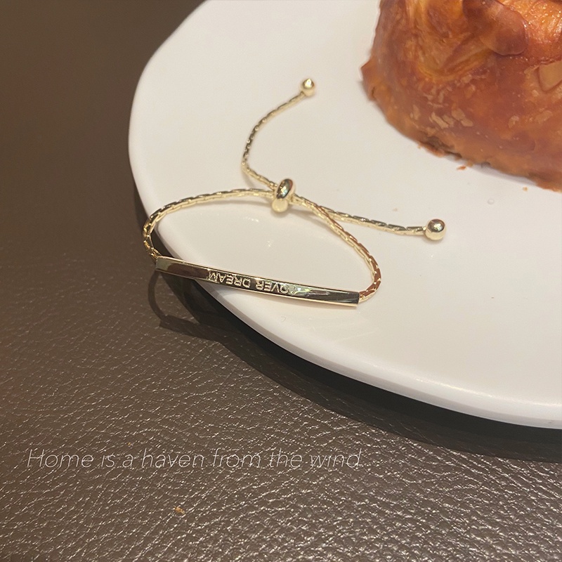 Vòng tay bức thư phong cách thời trang Hàn Quốc xinh xắn