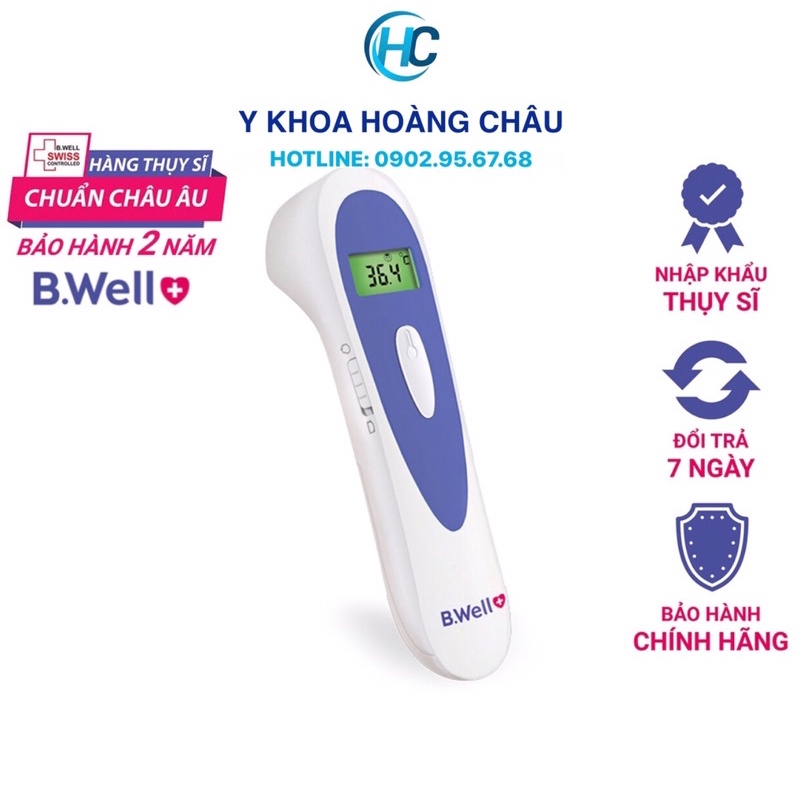BWell med 3000- Nhiệt kế điện tử hồng ngoại B.Well MED-3000 (Nhập khầu chính hãng Thụy sĩ-BH 2 năm)