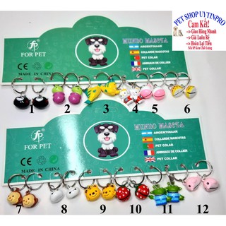 CHUÔNG LỤC LẠC CHO THÚ CƯNG CHÓ MÈO Hình thú ngộ nghĩnh - Pet shop Uytinpro