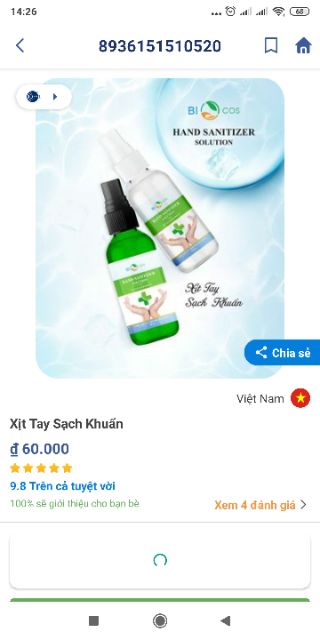 XỊT KHỬ TRÙNG XỊT DIỆT KHUẨN