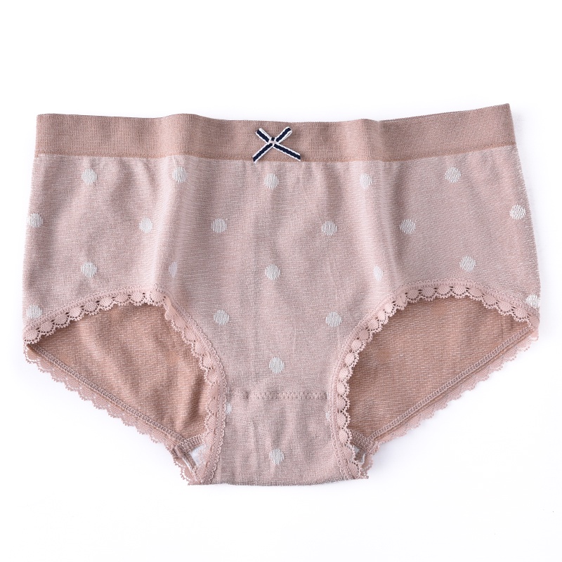 Quần Lót Chấm Bi Đính Nơ Thiết Kế Xinh Xắn Cho Nữ