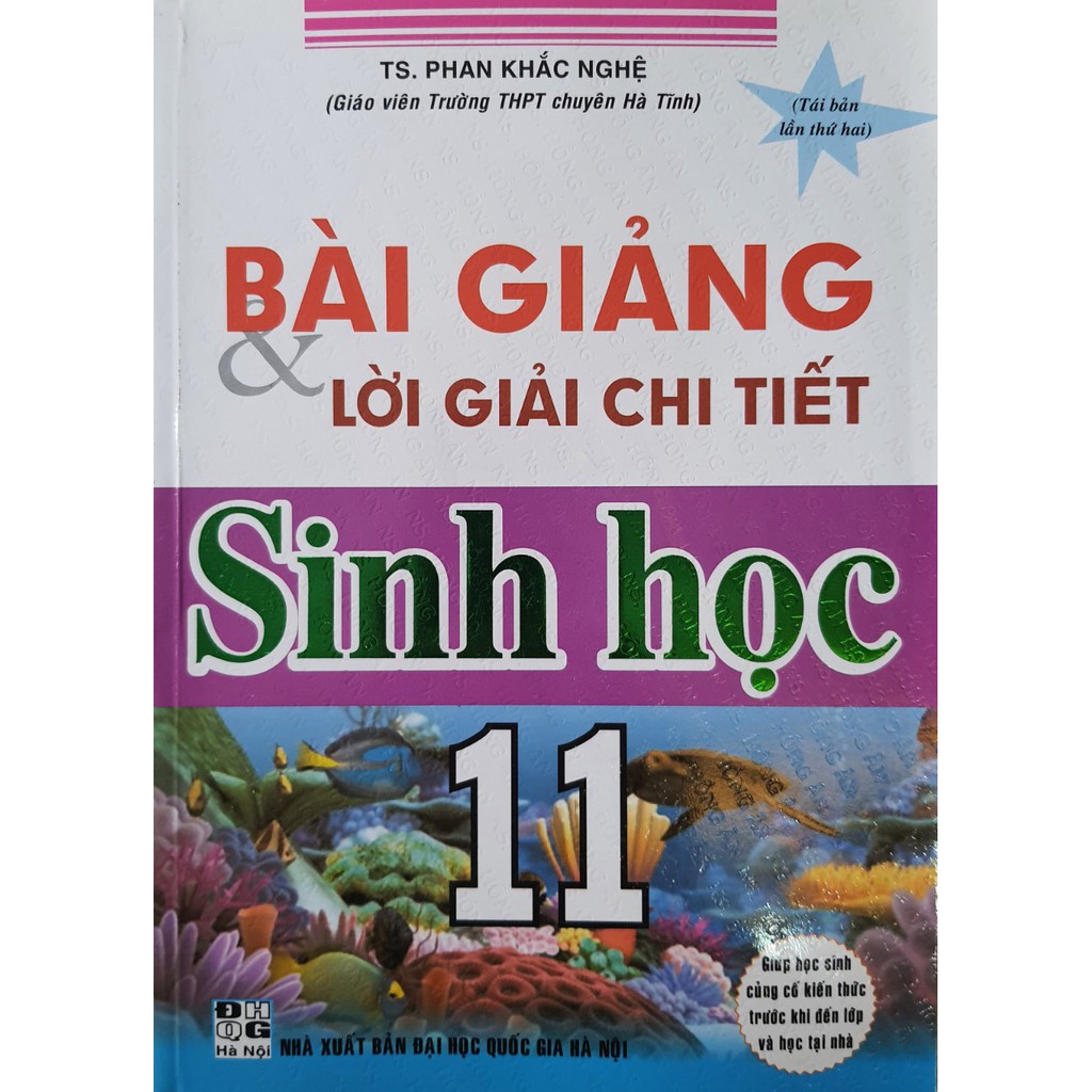 Sách - Bài giảng và lời giải chi tiết Sinh Học 11