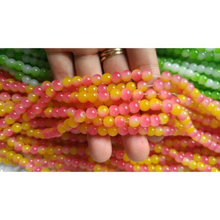 Dây đá thường màu loang 6mm