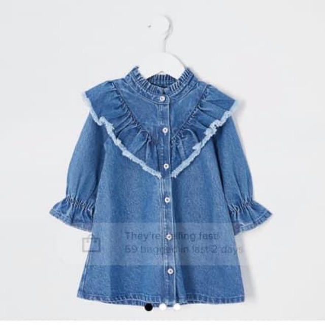 Đầm ri size 2/3y