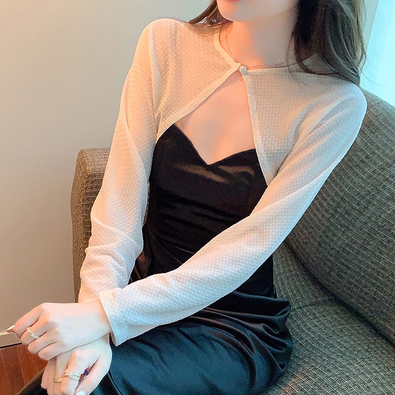 Áo Khoác Cardigan Chống Nắng Siêu Mỏng Thời Trang Mùa Xuân Cho Nữ
