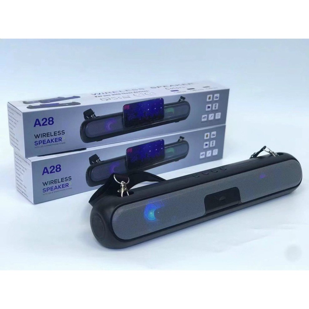 Loa dài bluetooth A28 trọng lượng nhẹ, kích thước nhỏ gọn, tính di động cao