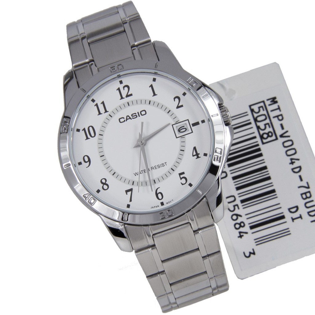 Đồng hồ nam CASIO chính hãng MTP-V004, dây kim loại | BigBuy360 - bigbuy360.vn