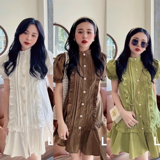 Váy đuôi cá cúc ngọc