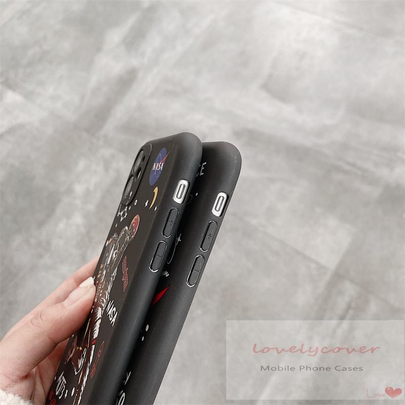 Ốp Điện Thoại Mềm In Hình Phi Hành Gia Nasa Cho Iphone 11 7 8 Plus 11 Pro Max 6s 12 12 Pro Max X Xr Xs Max Se 2020