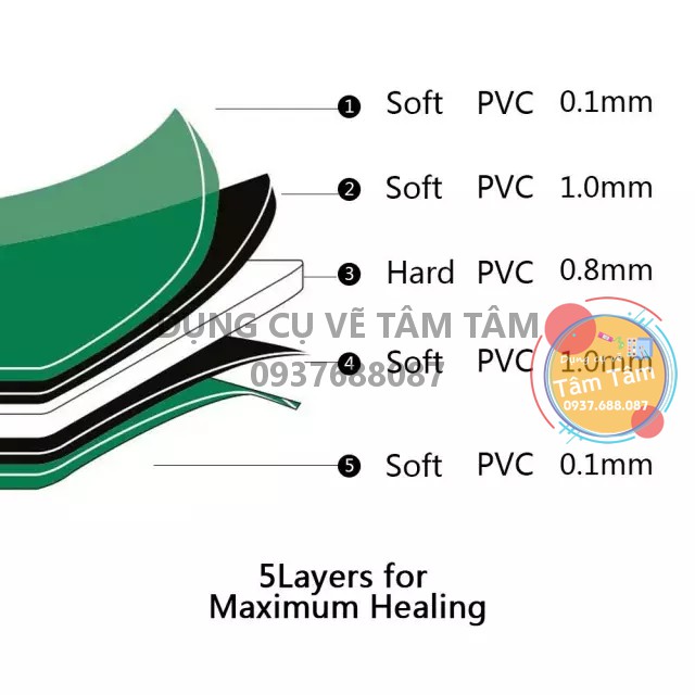 [ TÂM TÂM ]-Lót cắt Kuelox,Cutting mat Kuelox, Bản Cắt mô hình-Mô Hình