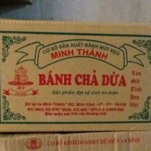 1 thùng chả dừa Minh Thành 80 gói