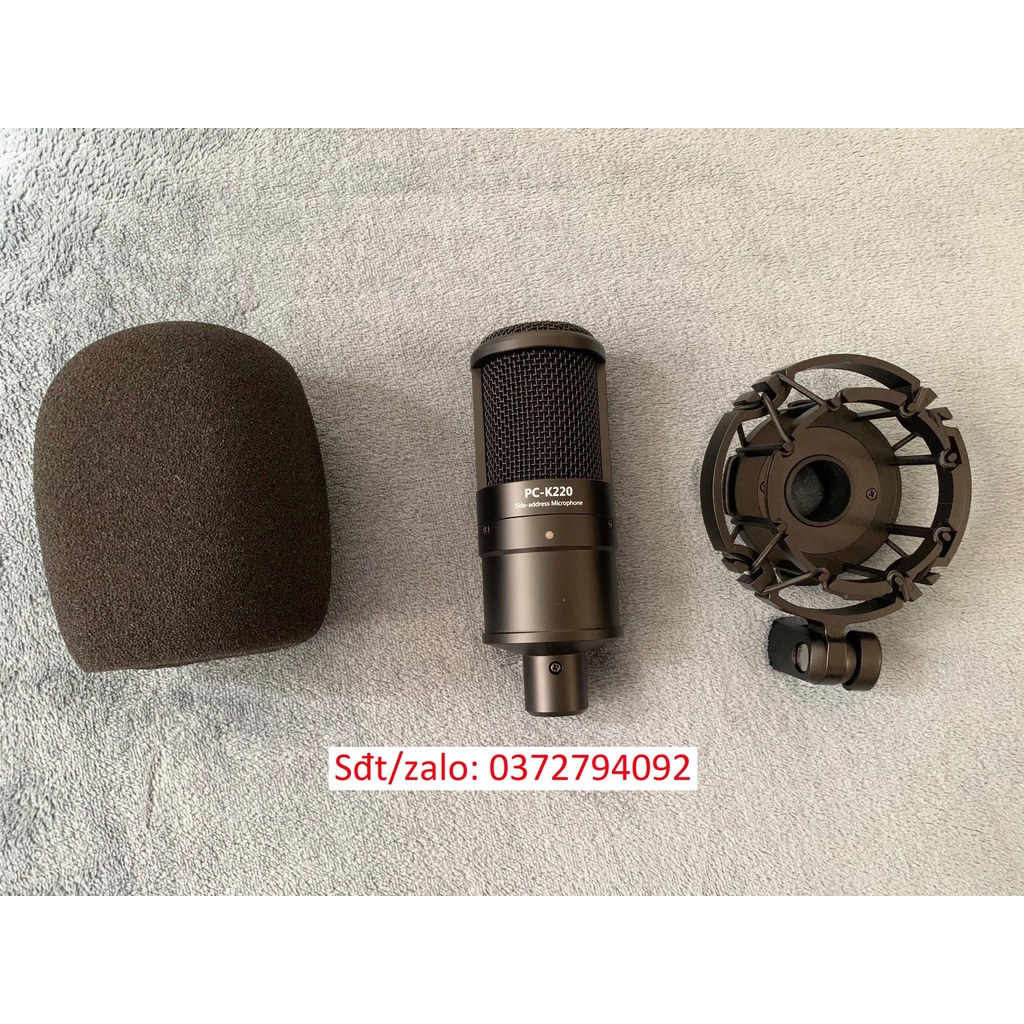 Mic thu âm takstar PC K220 phiên bản mới chính hãng hỗ trợ thu âm livestream