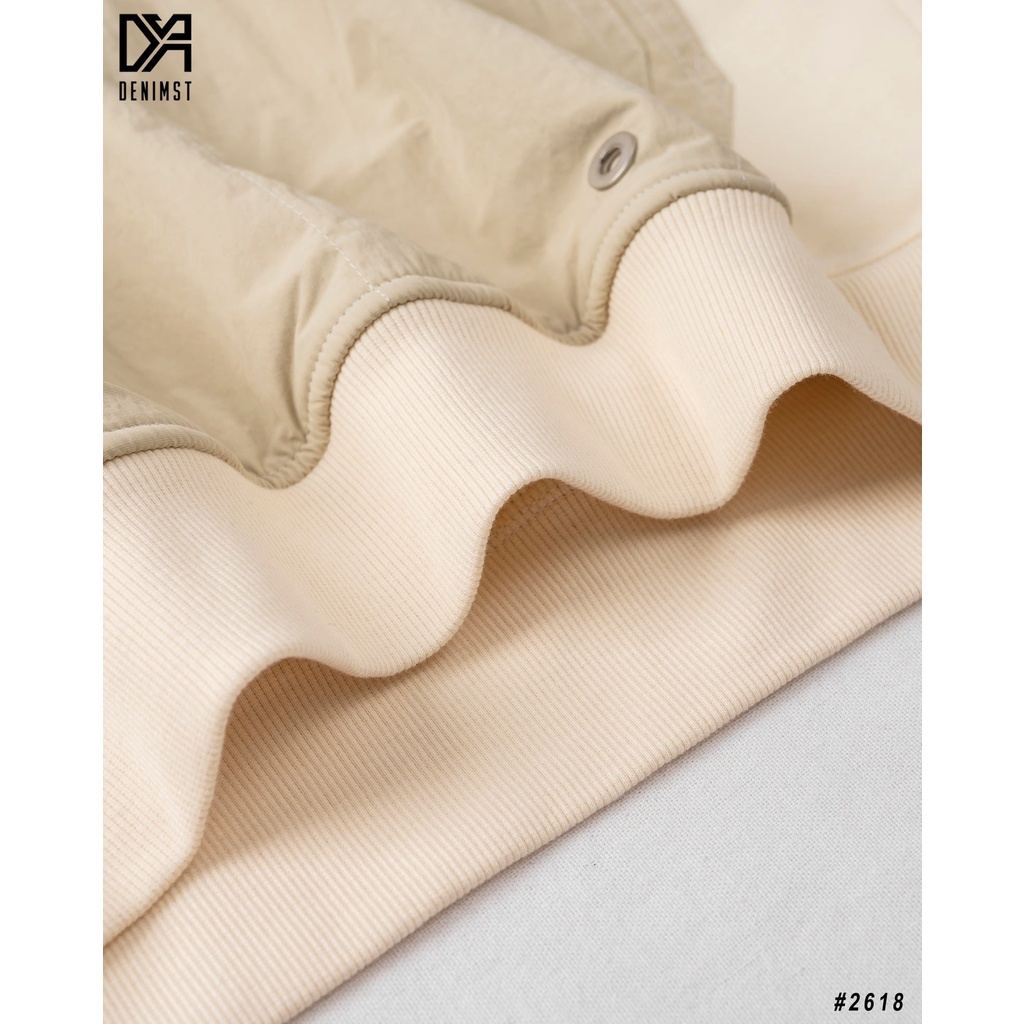 Áo Hoodie Nam Cao Cấp DENIMST 2618 Chất Liệu Nỉ Da Cá, Dáng Suông