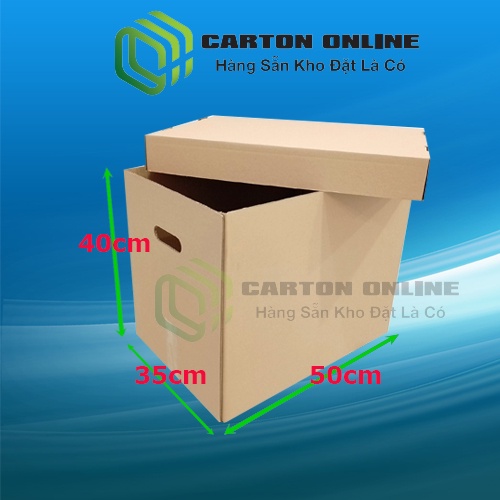 Thùng Carton đựng Hồ Sơ 50x35x40 cm