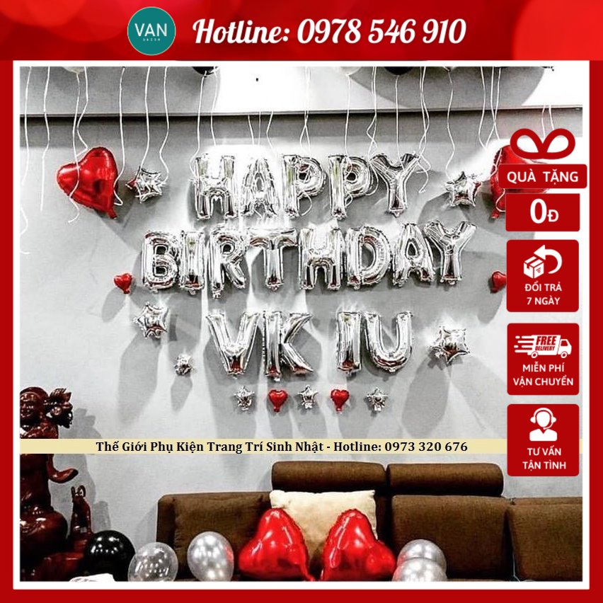 SET bóng sinh nhật ck iu - vk iu - VC01