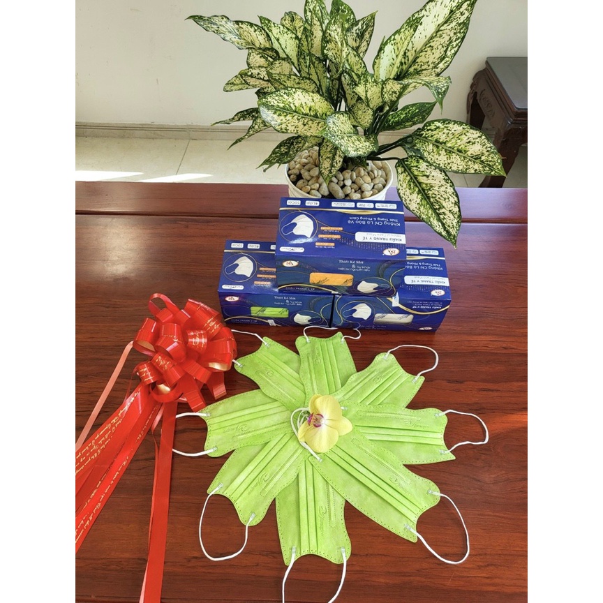 Chính Hãng-Khẩu trang y tê CUA 4 lớp kháng khuẩn cao cấp Nam Anh famapro hộp 50 cái