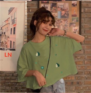 Áo croptop quả bơ L&N