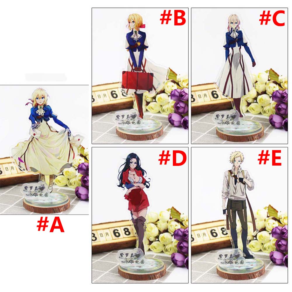 Đế Trưng Bày Mô Hình Nhân Vật Anime Hai Mặt Bằng Acrylic Thẻ