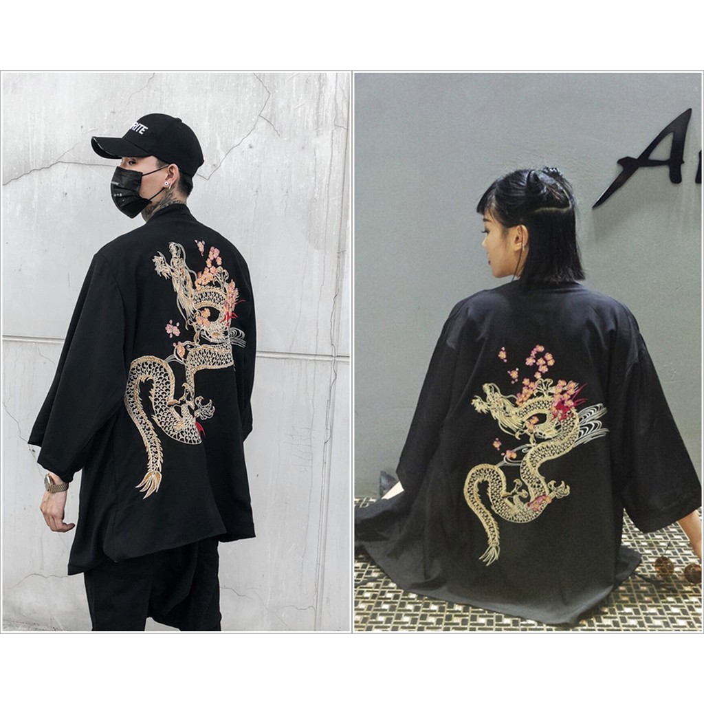 [Có Sẵn] Áo Kimono tattoo - đoản quái Kim Long | BigBuy360 - bigbuy360.vn
