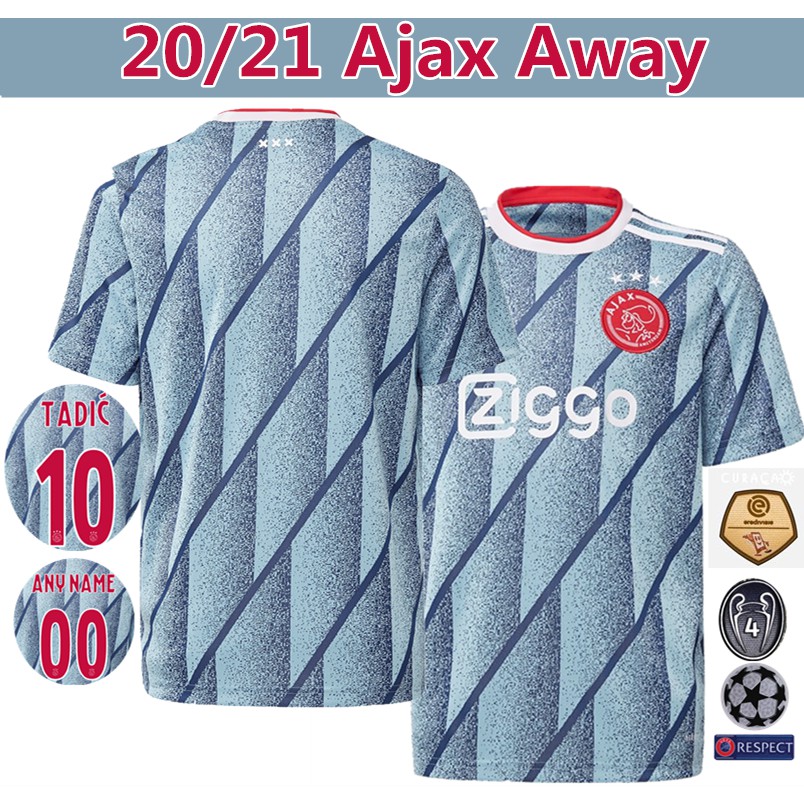 Áo Ajax sân khách Thái Lan AAA 20/21  Size S-XXXL quần áo đá bóng  ༷