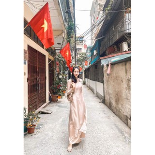 vải tơ óng màu trơn