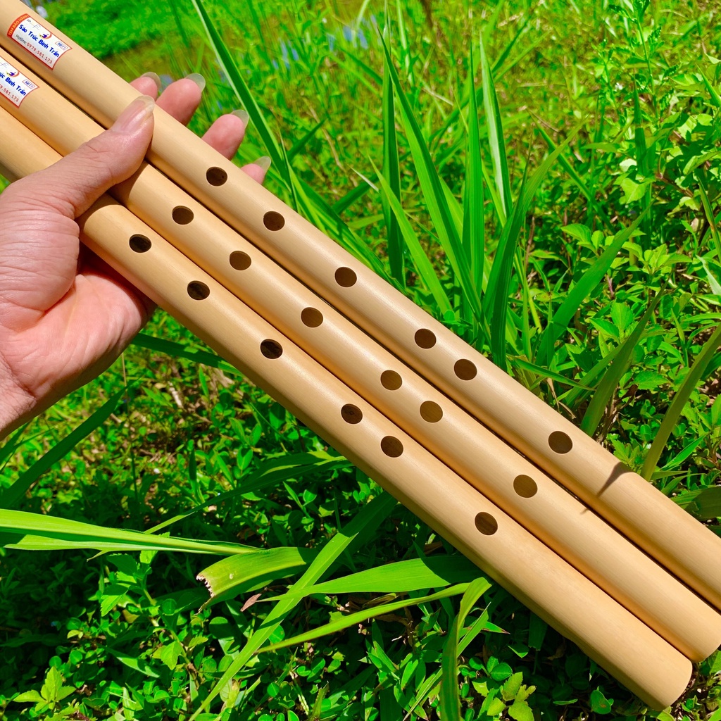 Sáo Nứa Nam Loại Thường  Đủ Tone - Chuẩn Âm, Hình Thức Đẹp.