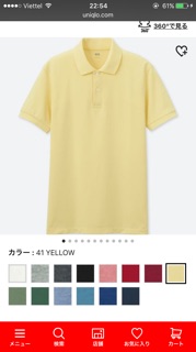 Áo polo nam uniqlo