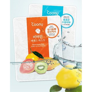 Mặt nạ giấy Hoa Quả Vitamin Hàn Quốc""COONY- Vitamin Essence Mask dưỡng ẩm, giúp da căng bóng