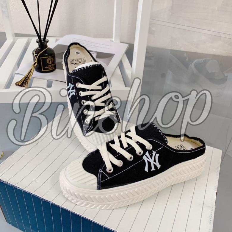 FULL BOX BILL ] Giày sục nữ đế bằng, sục MLB các màu bản chuẩn full sz 35-40, êm chân dễ phối đồ hot nhất năm.