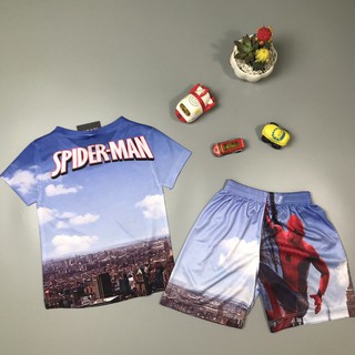 Set đồ bộ Người Nhện Spiderman cho bé từ 10-40 ký