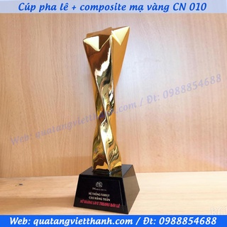 Cúp pha lê + composite