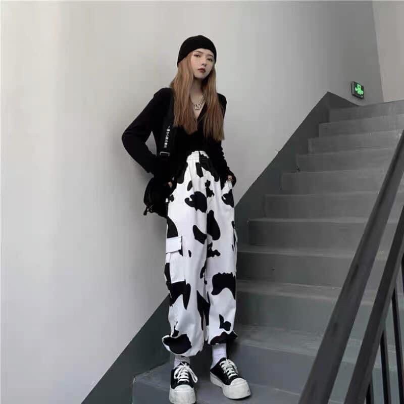 Quần Jogger Box Bò Sữa(Quần Túi Hộp Ống Bo)