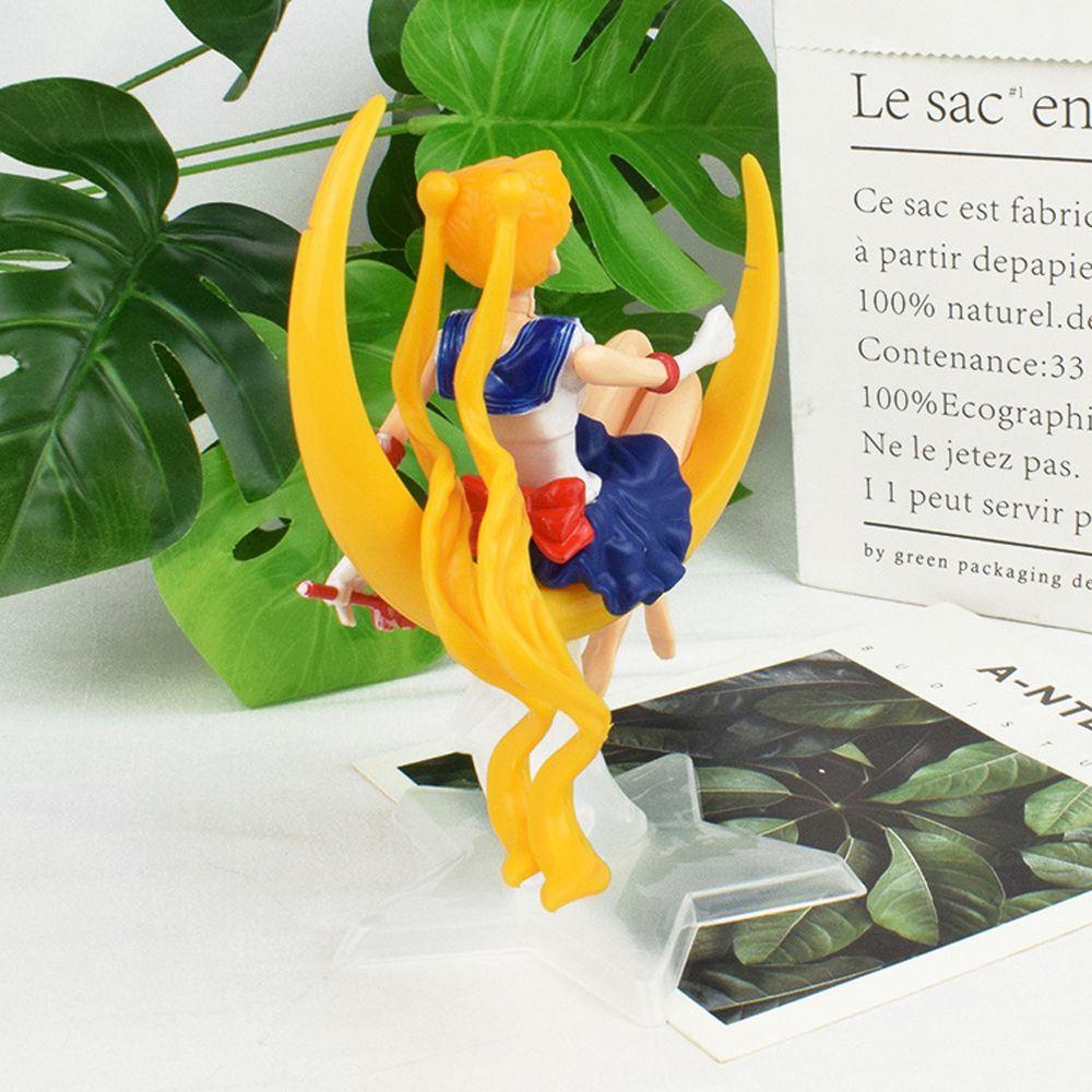 Mô Hình Thủy Thủ Mặt Trăng Hoạt Hình Trang Trí Bánh Kem