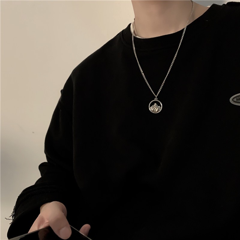 [Spot] Dây Chuyền Phong Cách Hipster Hàn Quốc Cá Tính Dành Cho Couple 22111