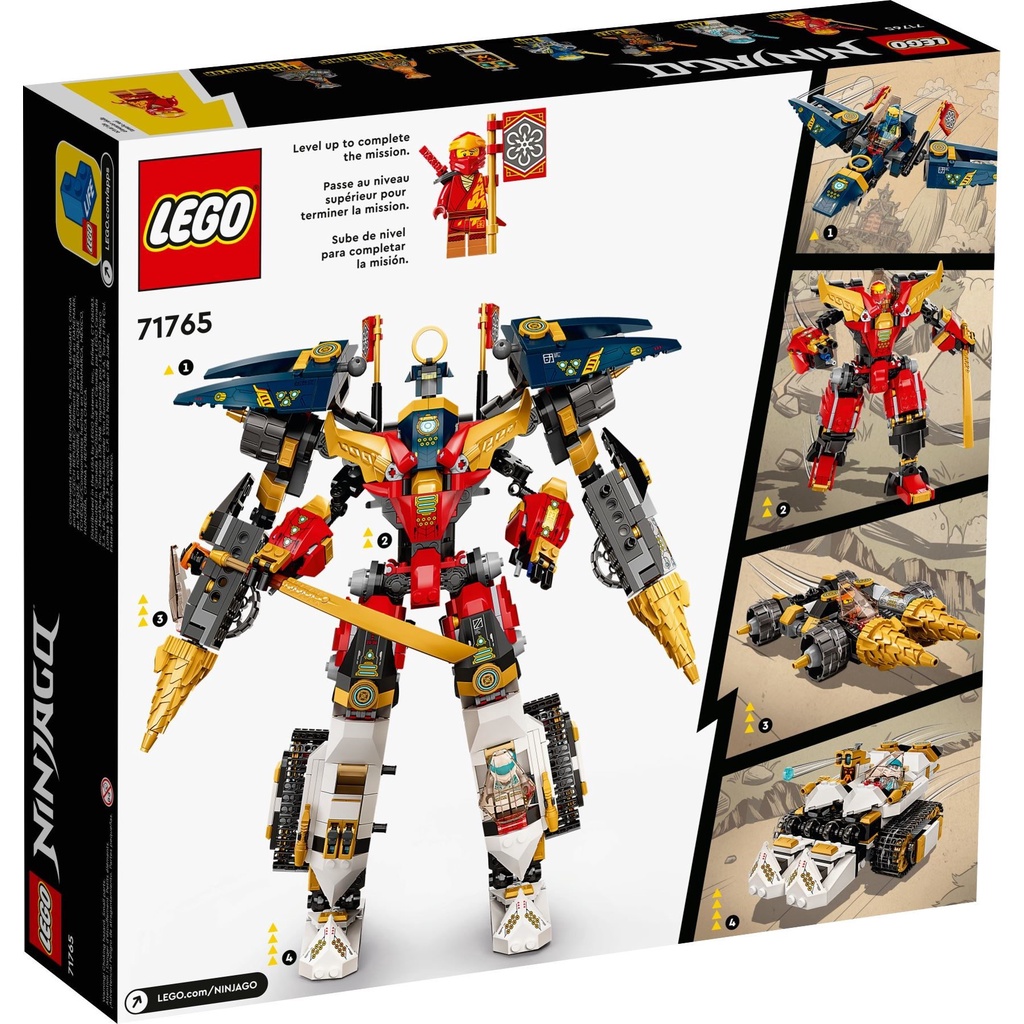 71765 Đồ chơi lắp ráp Iego NINJAGO Ninja Ultra Combo Mech - Chiến giáp dũng mãnh