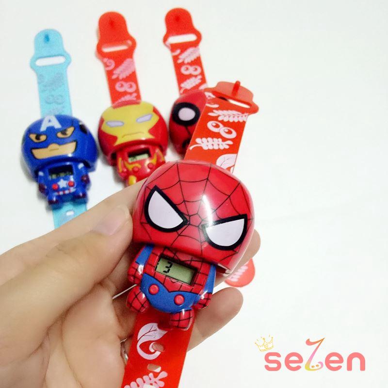 Đồng hồ nhựa hình siêu anh hùng xinh xắn dành cho các bé | BigBuy360 - bigbuy360.vn