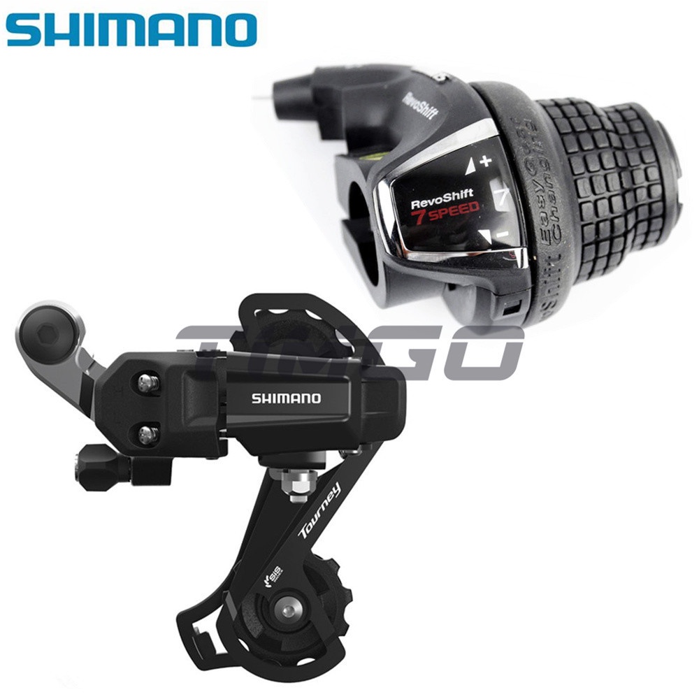 Shimano Tourney 1×6/7 Speed MTB Folding Bike Groupset - RD-TY200 Rear Mech với SL-RS35 Twist Shifter