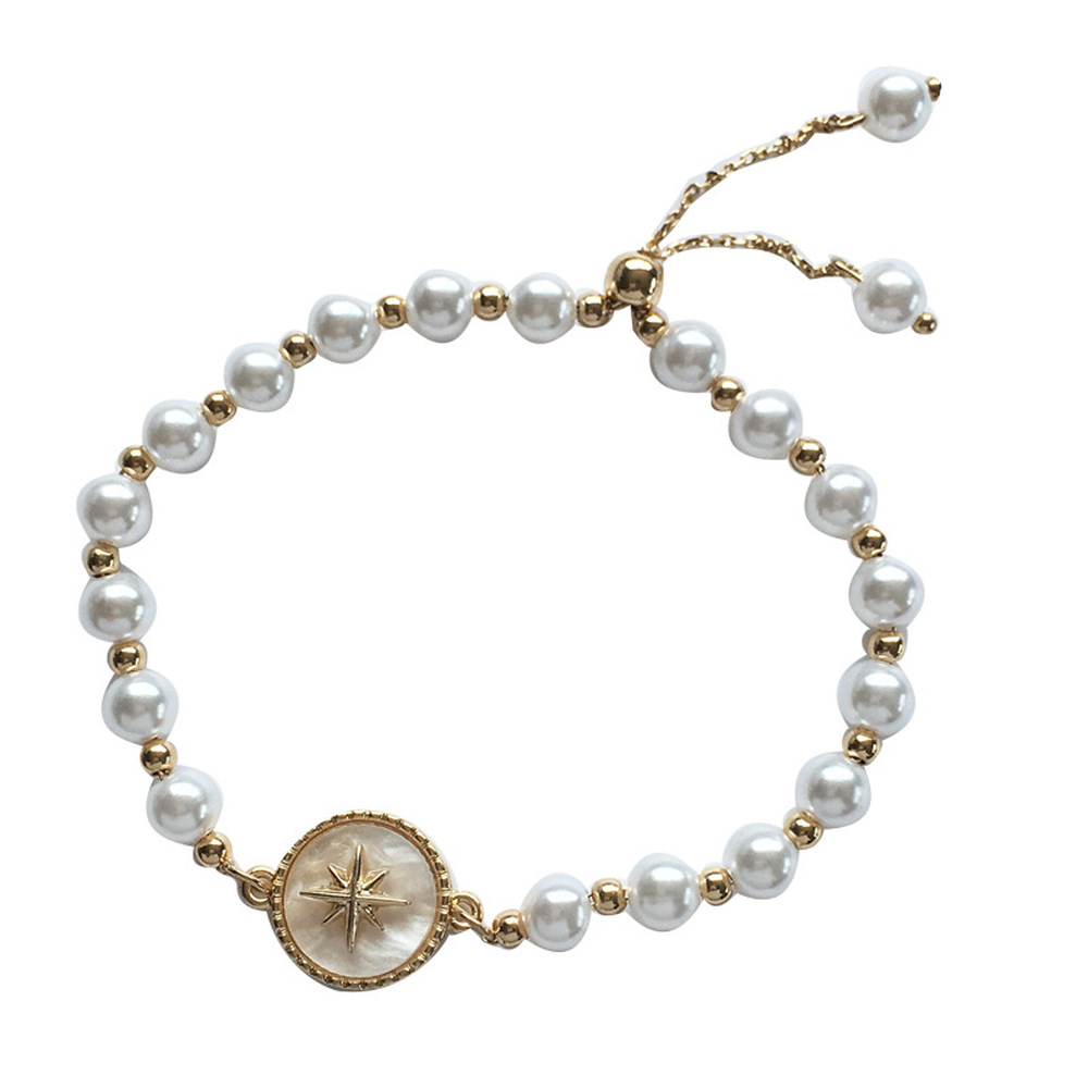 Vòng Tay Ngọc Trai Màu Trắng Thanh Lịch Quyến Rũ Cho Nữ